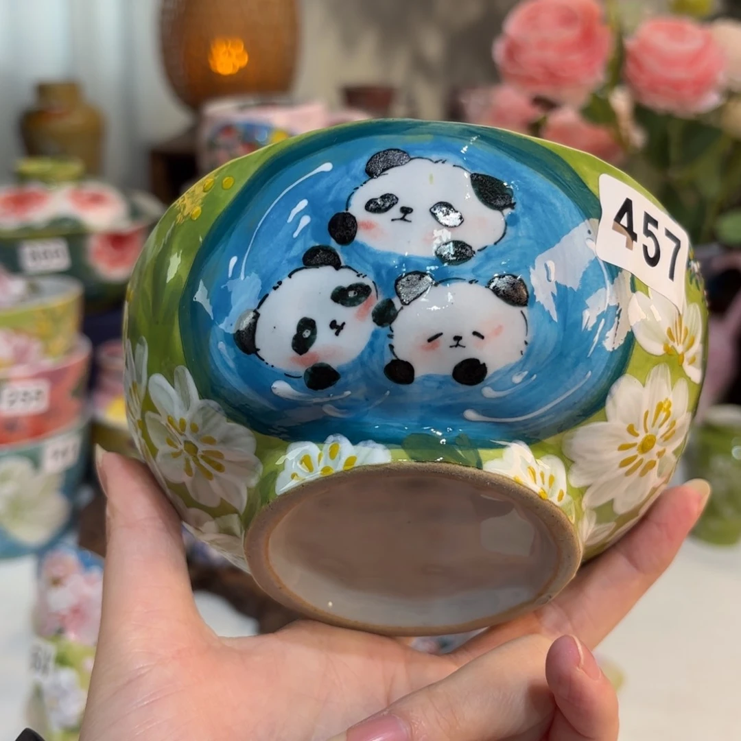 景德镇手绘高温釉下彩陶瓷茶具