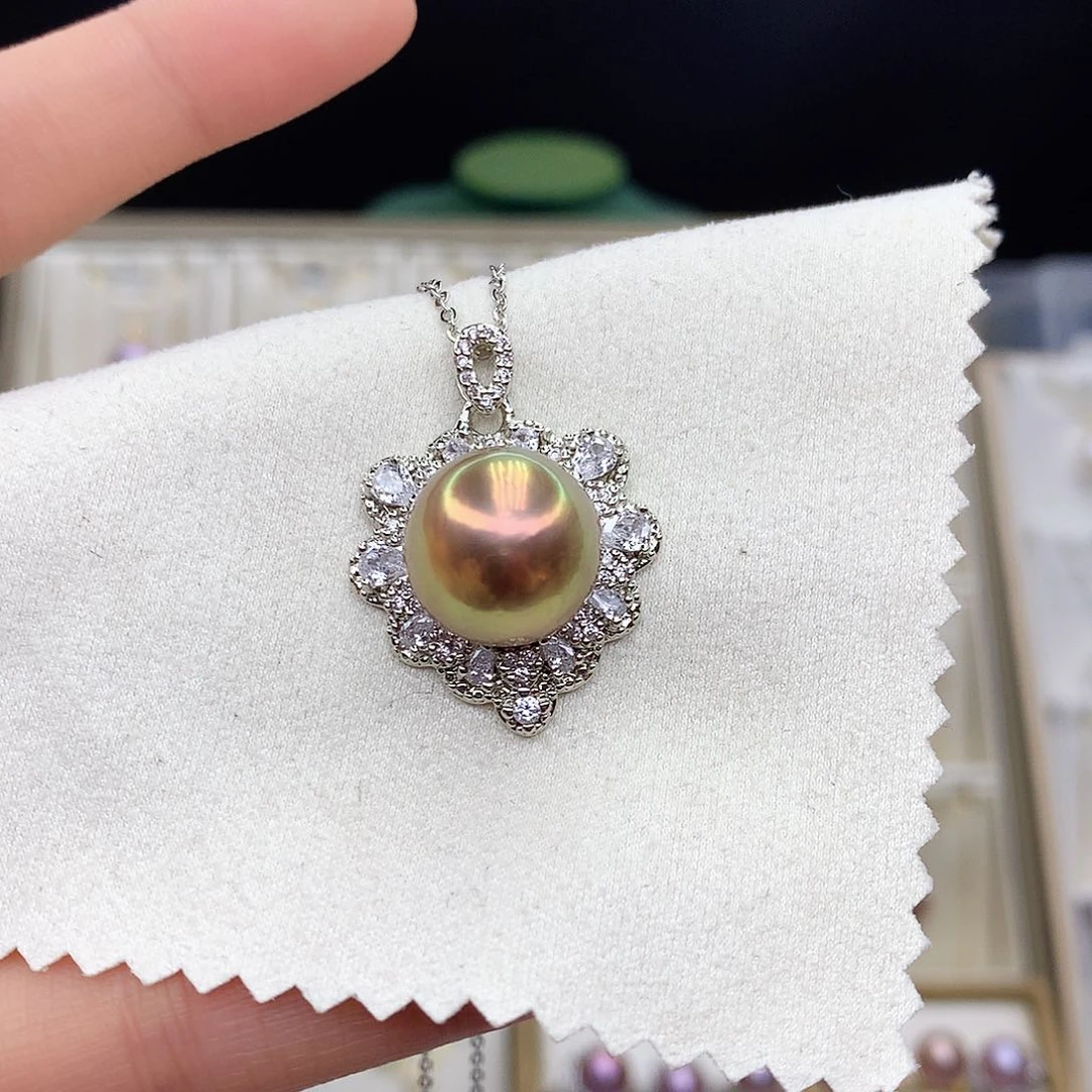 淡水珍珠颈饰合金