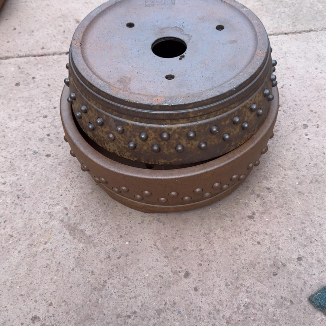 仰***人高温老段泥骨钉有一个微瑕