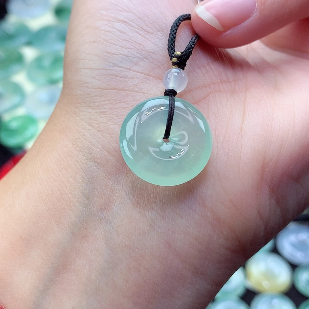 翡翠颈饰未镶嵌65尺寸18.8-5.8