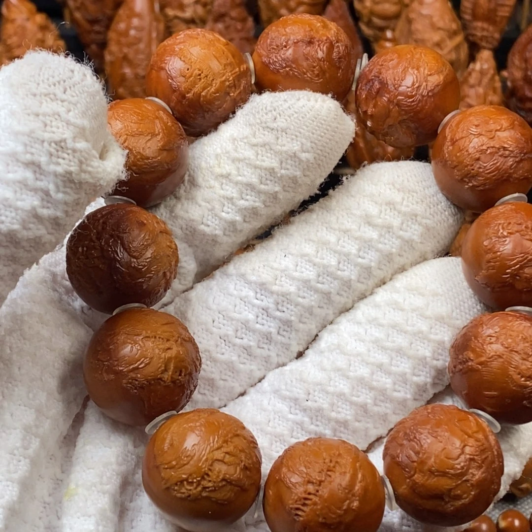 橄榄核手串/手链兵核雕手串