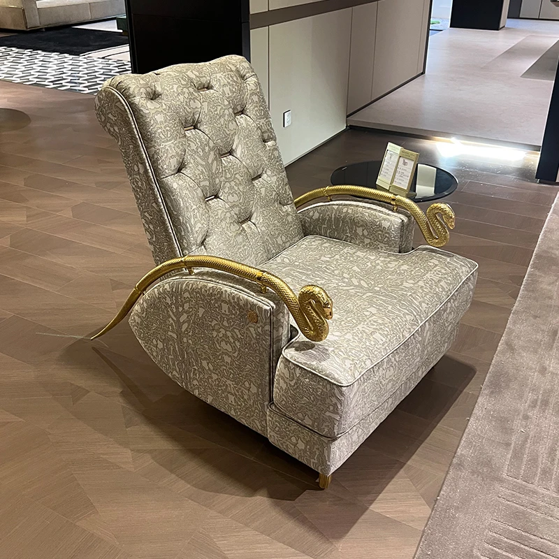 【轻奢设计师F椅】家用简约桌椅别墅极简书房意式