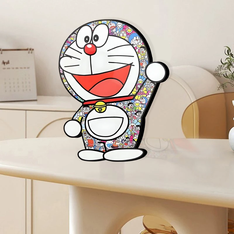 机器猫异形桌面摆件装饰画客厅儿童房卧室叮当猫创意摆饰潮流