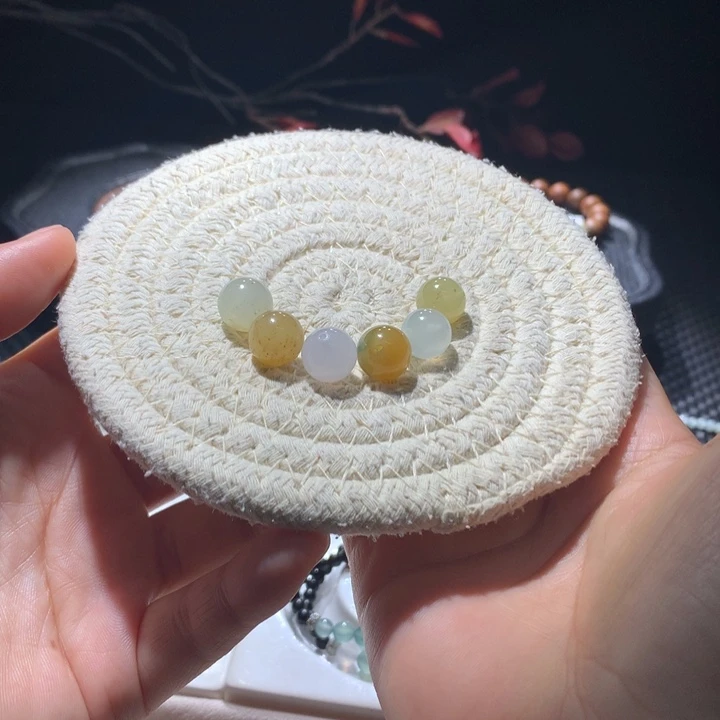 散珠翡翠天然翡翠缅甸A货6选一