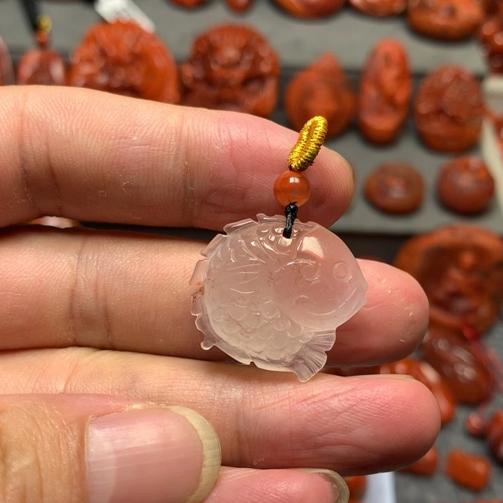 吊坠(不含链)未镶嵌南红玛瑙