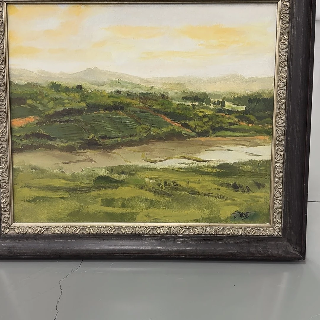 手绘高端油画风景