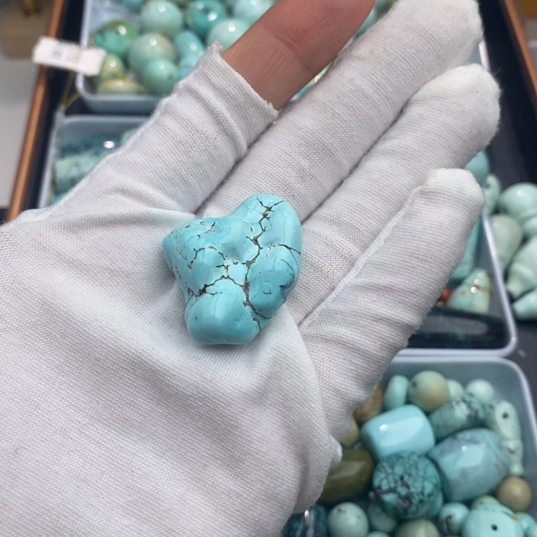 未镶嵌绿松石随型珠