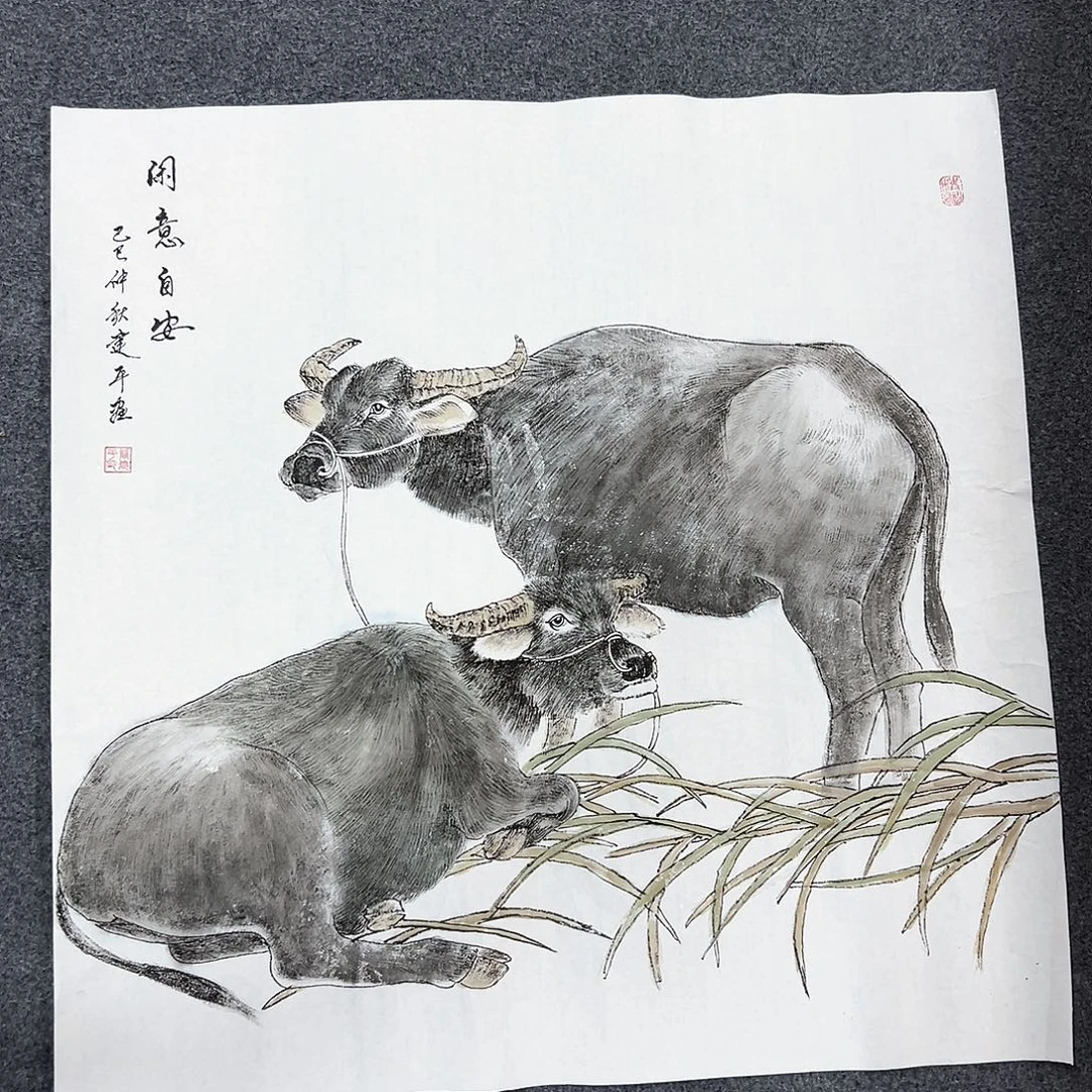 国画手绘国画作品
