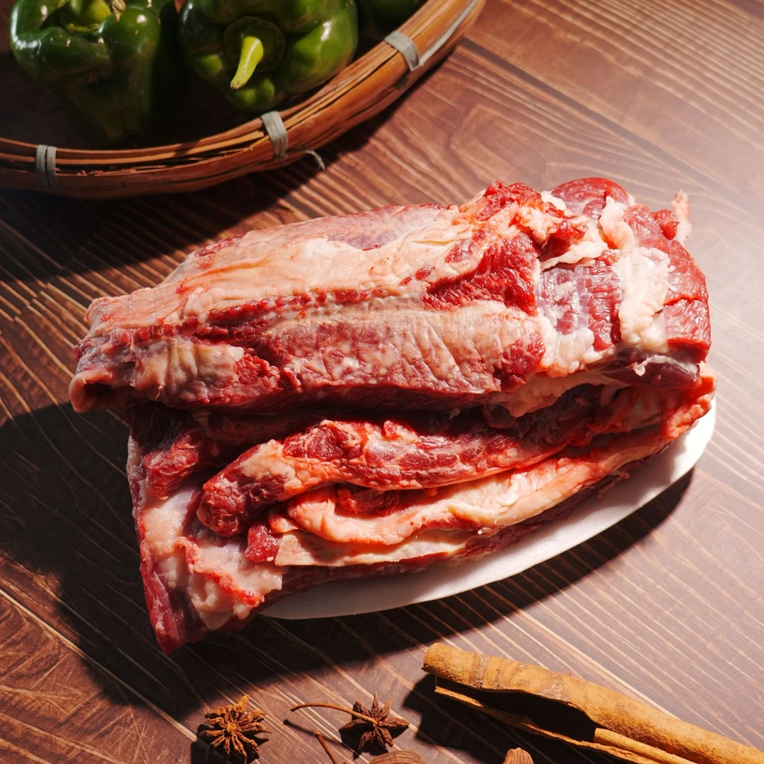【牛肋条】菜旺达 牛五花肉 无骨牛肋条肉 烤肉 涮火锅食材 顺丰冷链次日达派送上门