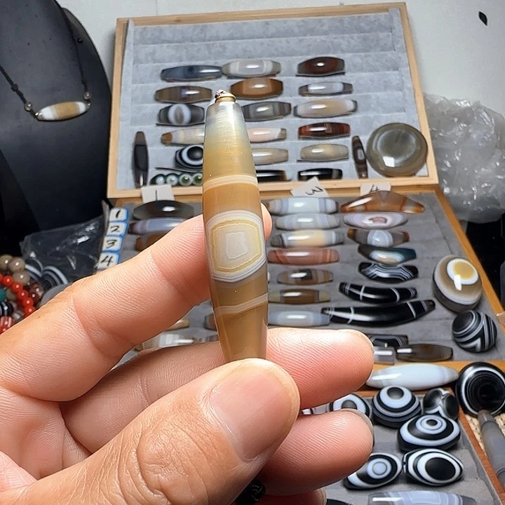 玛瑙/玉髓吊坠(不含链)未镶嵌