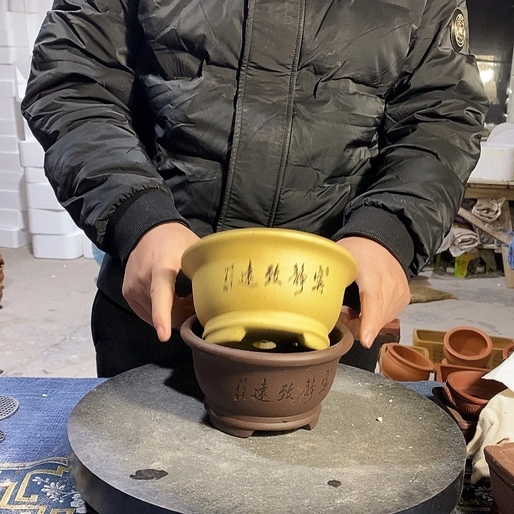 紫砂花盆紫砂艺术