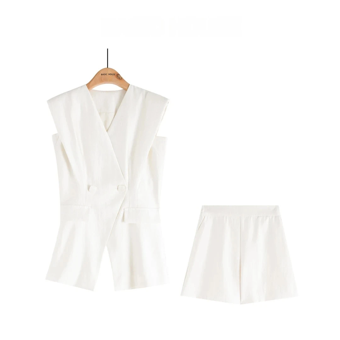 高级感显瘦气质夏季轻轻奢显瘦裙裤套装