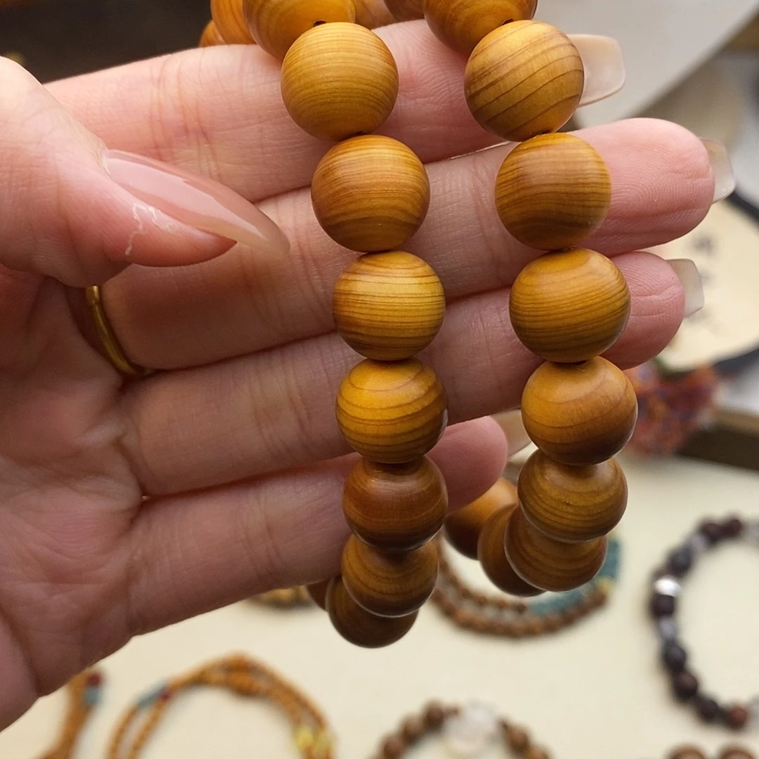 手串未镶嵌柏木（崖柏）素圈