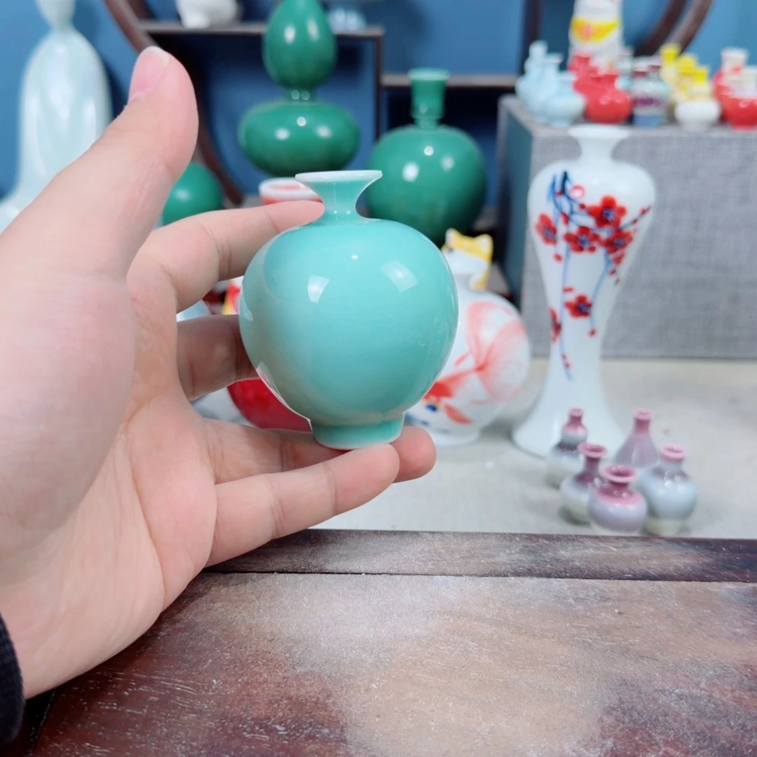 陶瓷手工小花器摆件