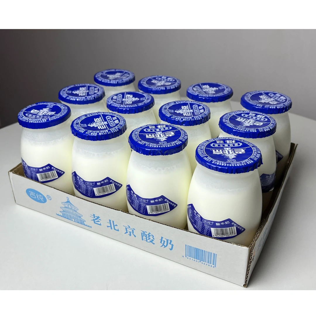 吉纯老北京酸奶180g*12瓶