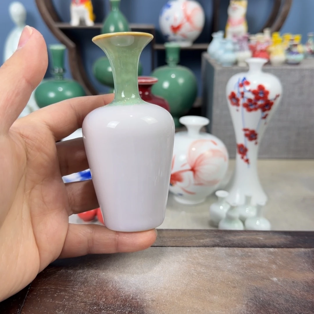陶瓷手工小花器摆件