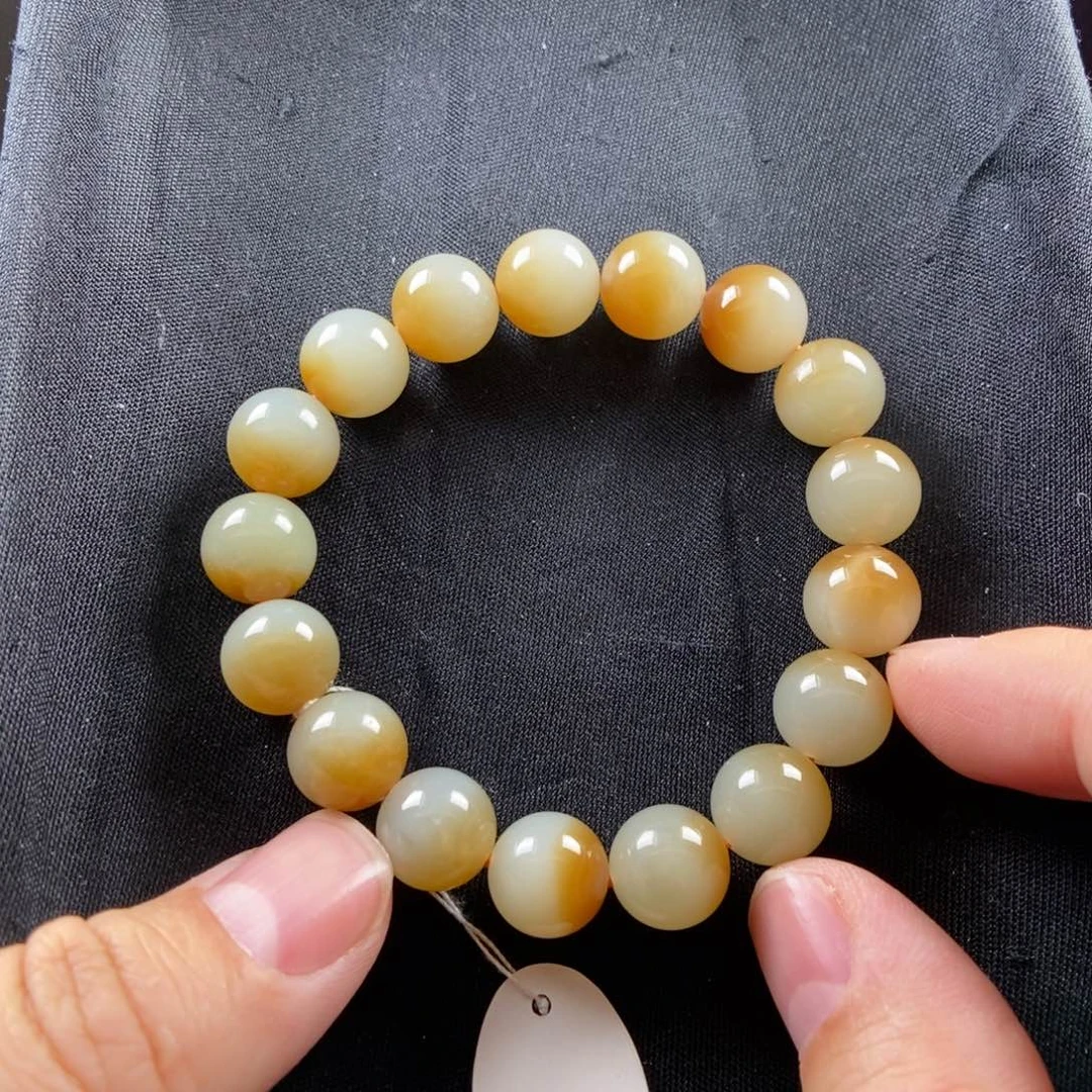 和田玉（糖玉）未镶嵌手链