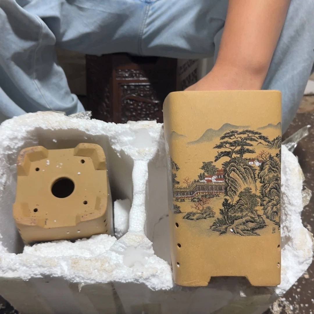 紫砂花盆瑕疵是不需要