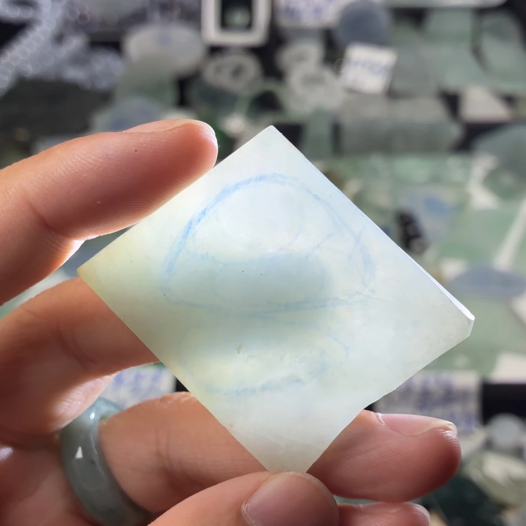 定制翡翠未镶嵌天然缅甸翡翠a货高糯化佛公料