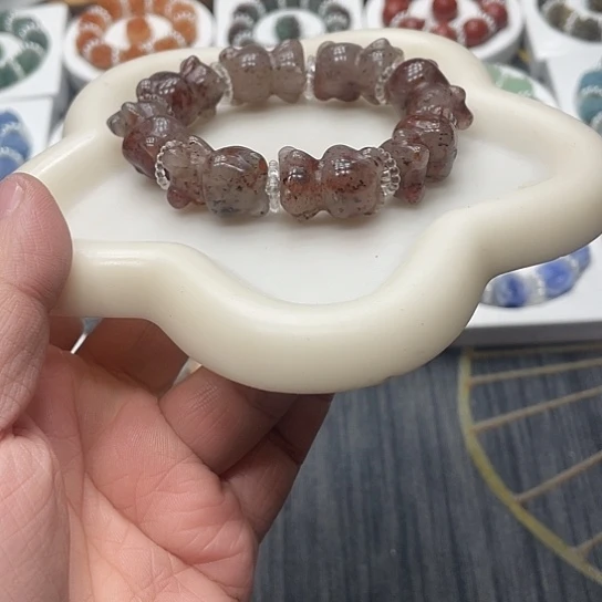 石英质玉（非洲翠）合金时尚简约精美大方