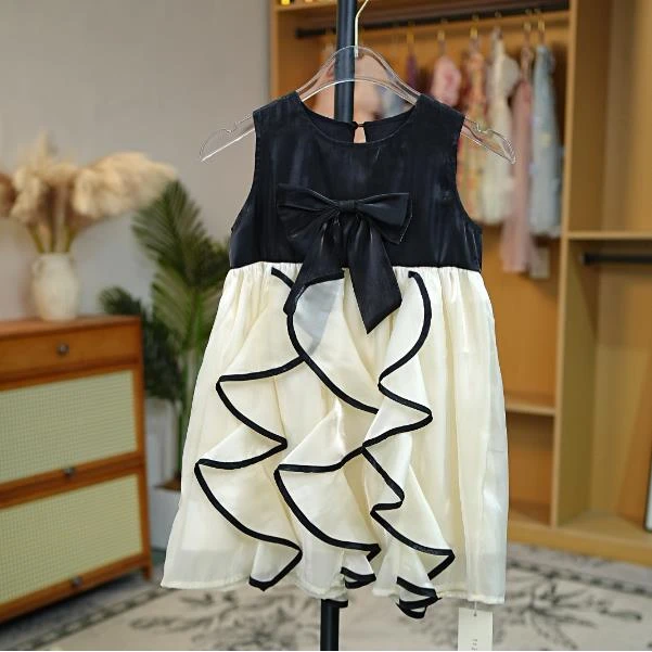 女童宽松洋气高级感无袖公主连衣裙适合中大童YH240111