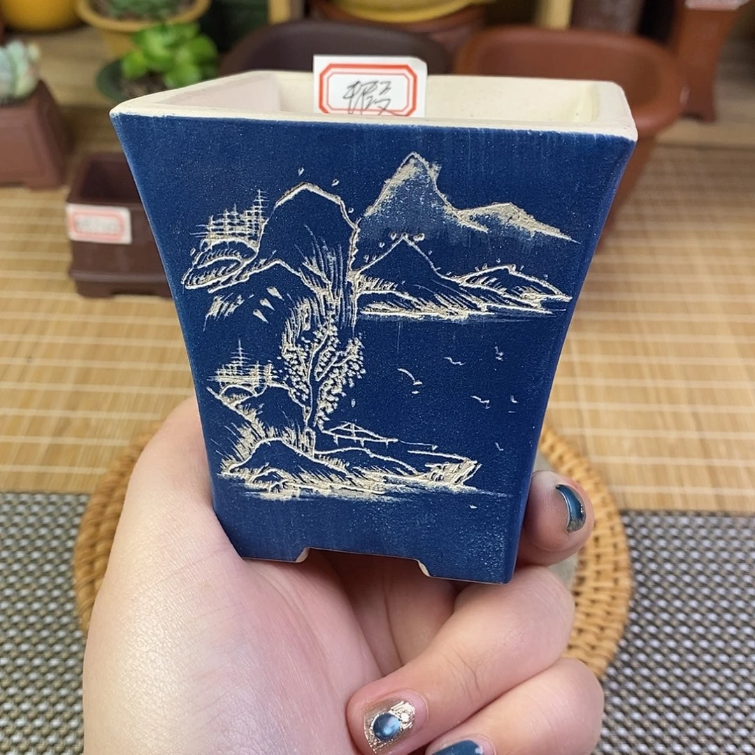 宜兴紫砂精品花盆