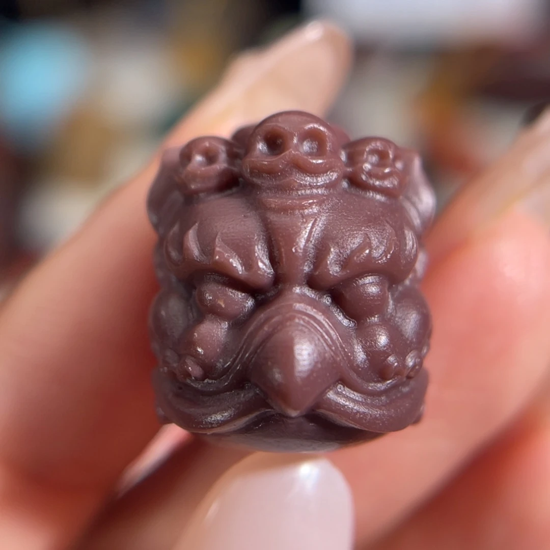 玛瑙/玉髓未镶嵌大鹏鸟 15x17mm不换退