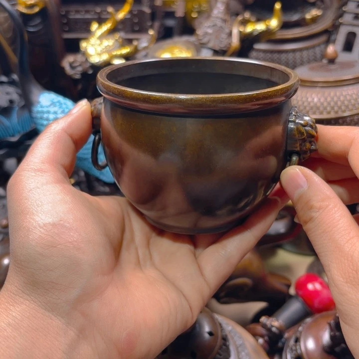 铜器摆件收收藏藏