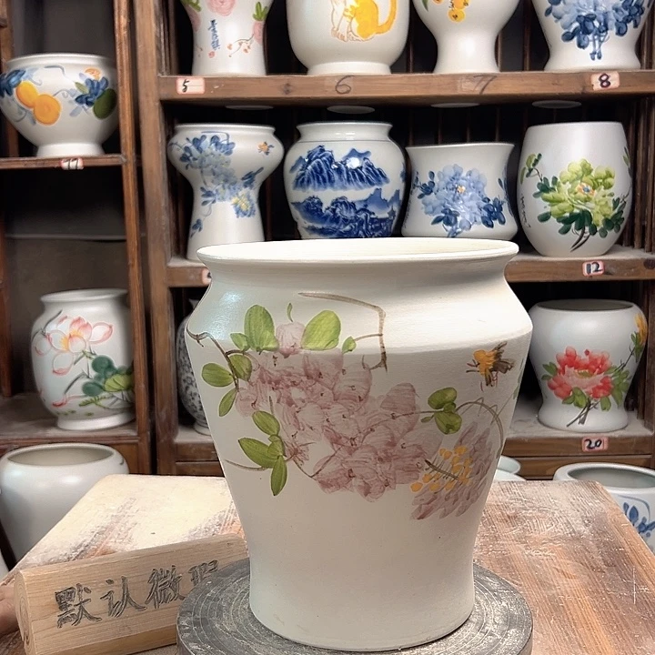 陶小脚紫藤新款陶瓷陶瓷