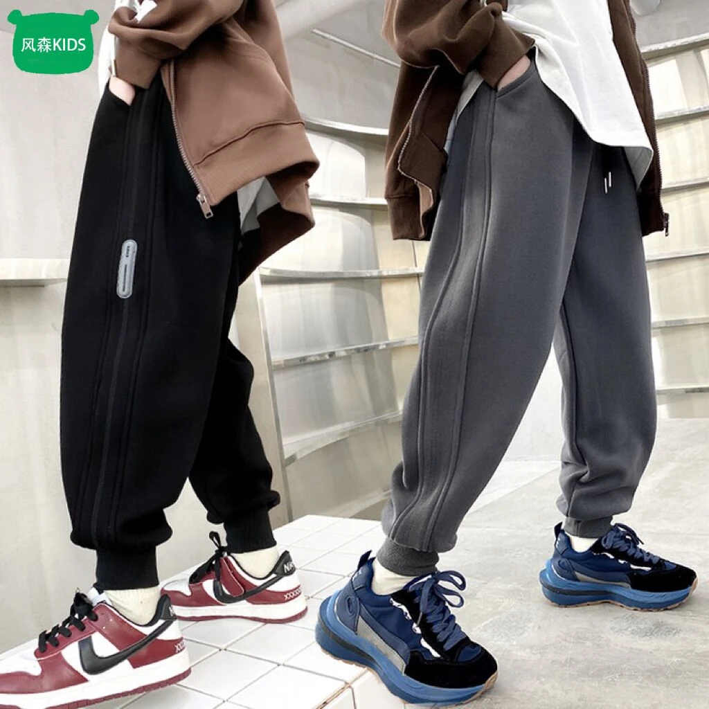ZS1501新款儿童男童女童运动裤宽松潮流时尚休闲春秋中大童卫裤