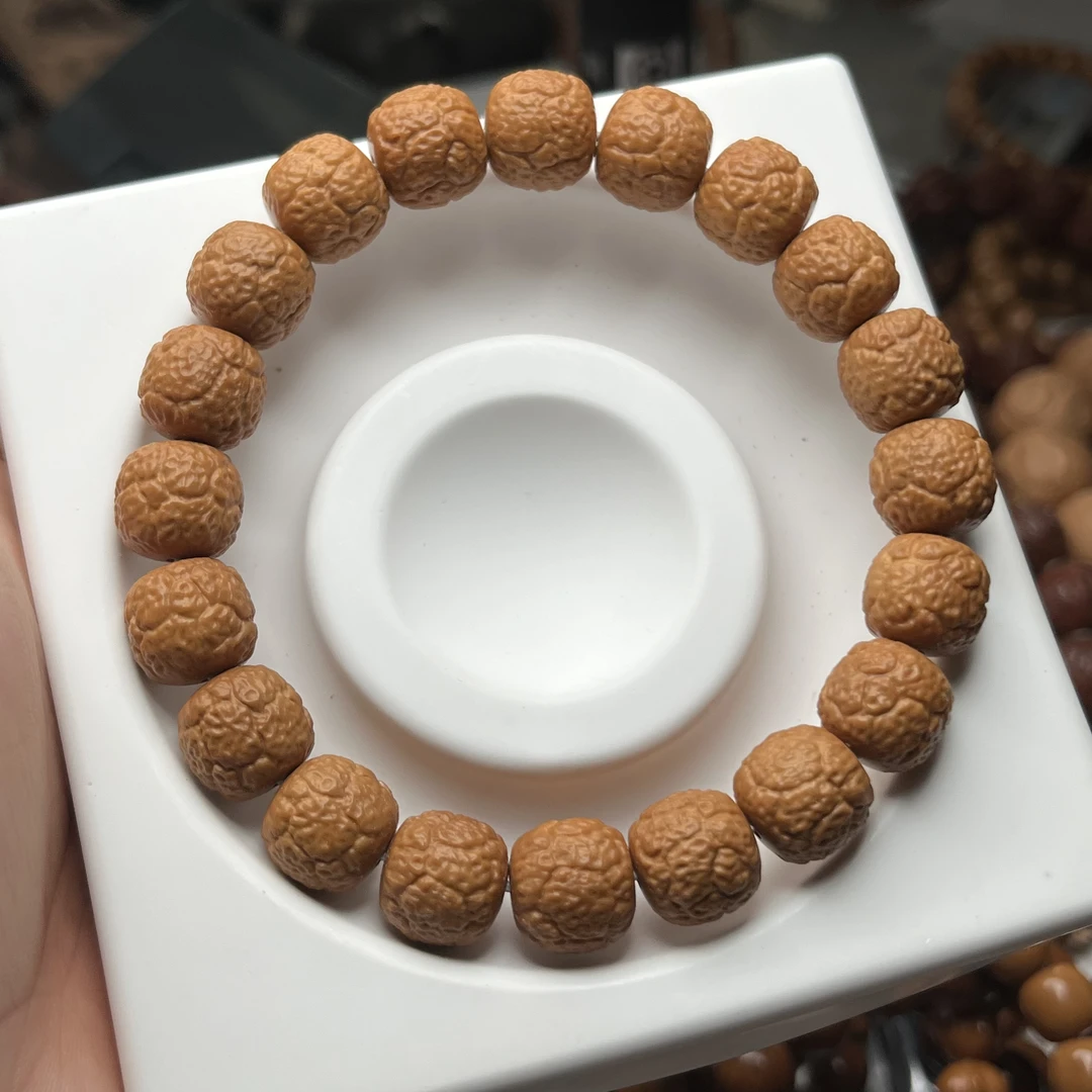 梵星文玩猴头核桃雕刻帝藏