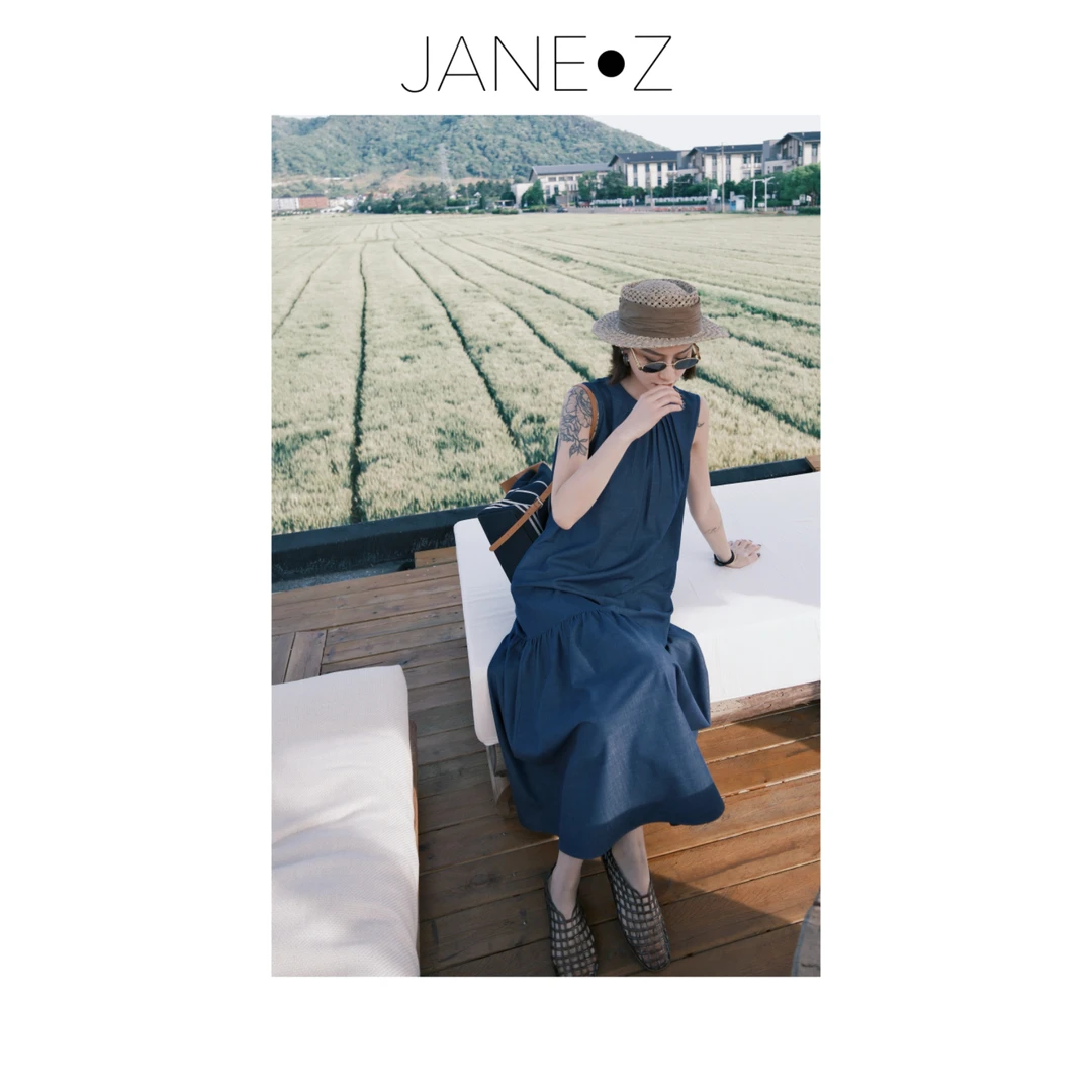 【童趣】买手设计师款天丝牛仔夏装透气慵懒显瘦娃娃裙YC25X006