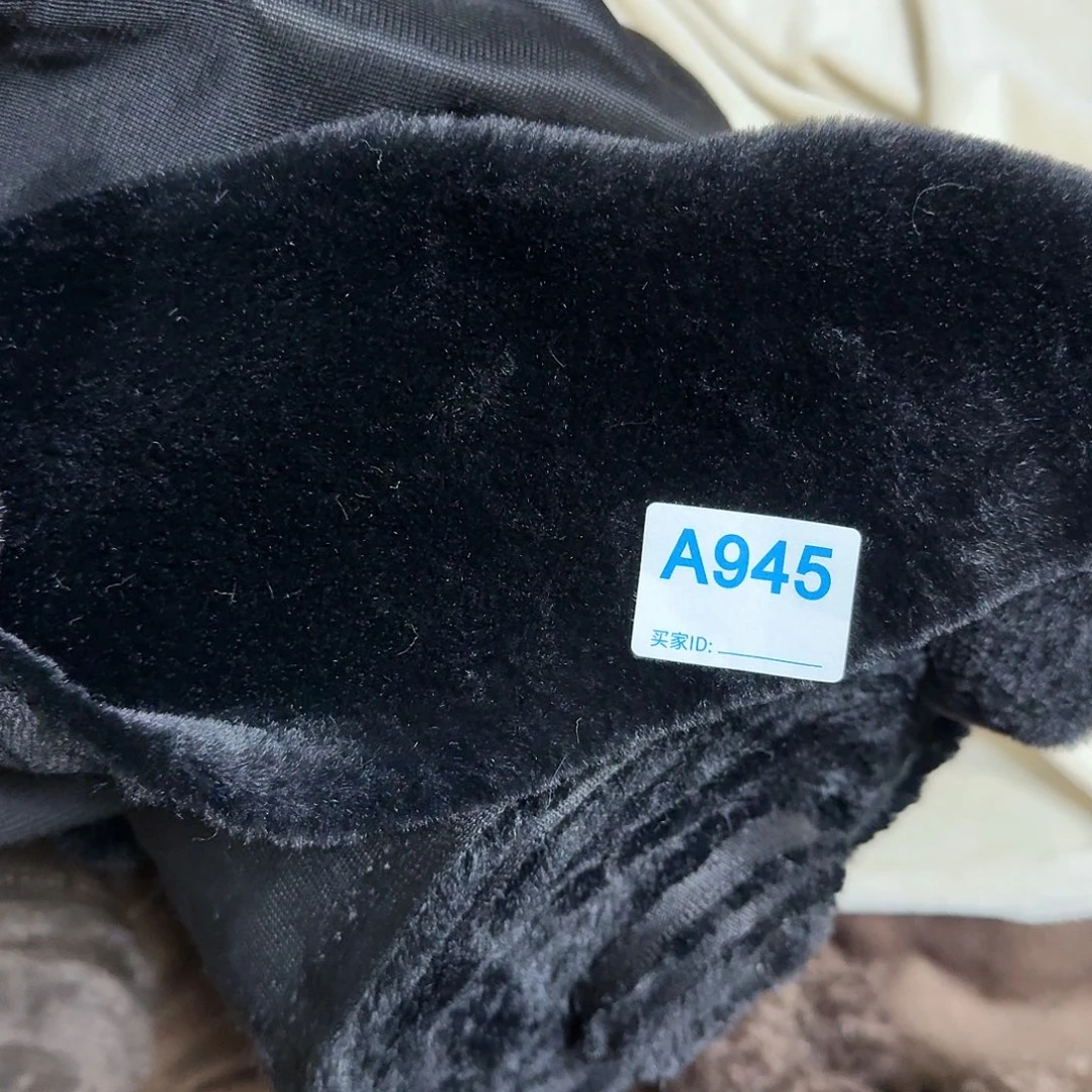 黑色高密兔毛14.88元2米945