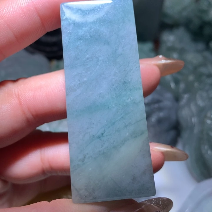 翡翠未镶嵌颈饰保真天然A货翡翠
