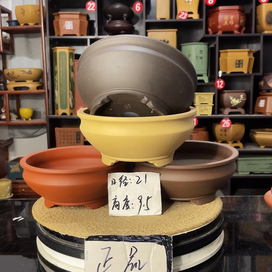 D-盆尚好紫砂花盆