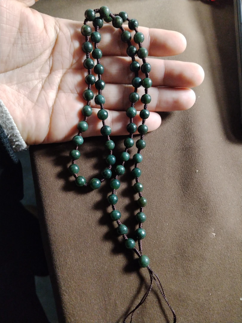 天然和田玉项链黑青玉挂坠项链