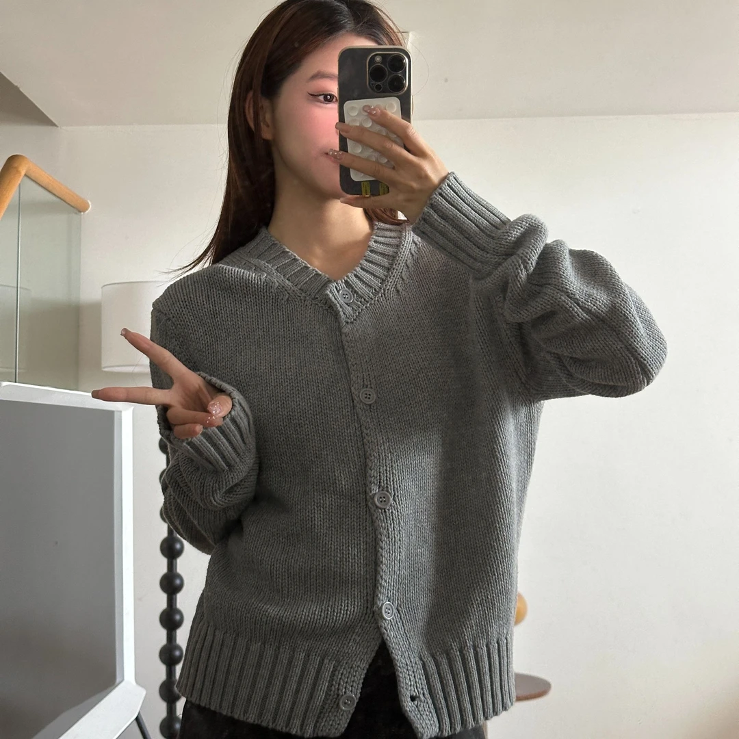 京元珍一一清清清！针织百搭简约设计毛衣