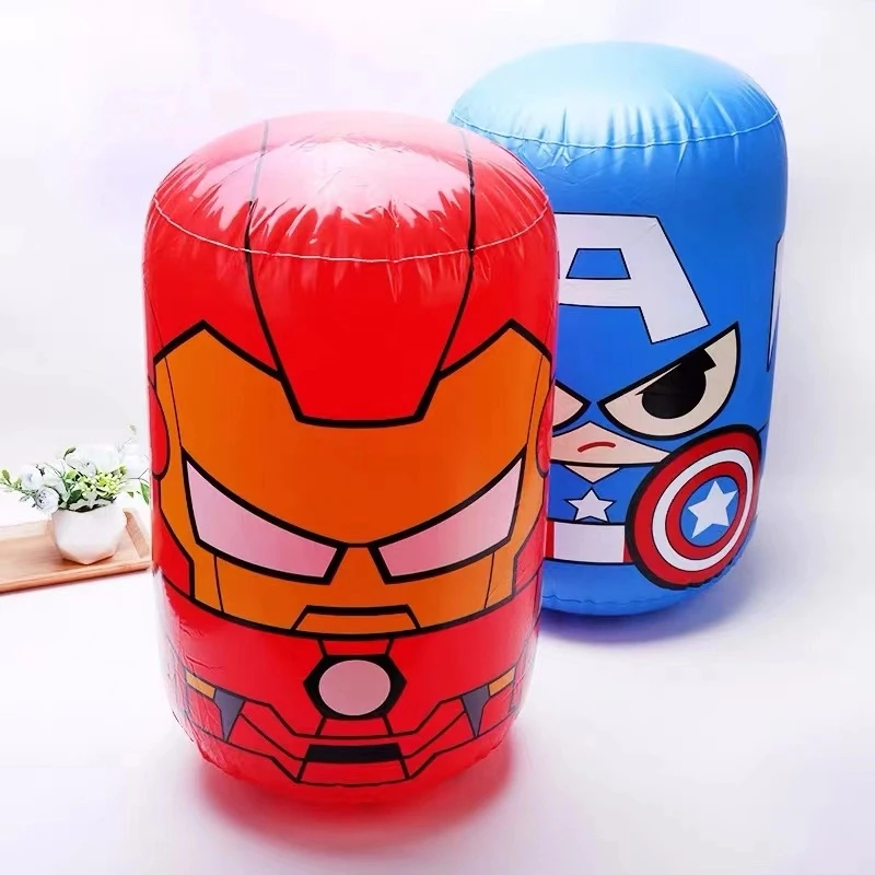 钢铁侠美队不倒翁充气不倒翁玩具儿童拳击锻炼充气益智玩具