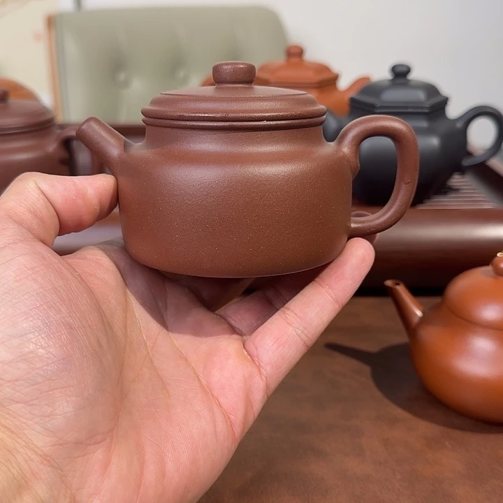 青***饴茶壶紫砂底槽清德钟