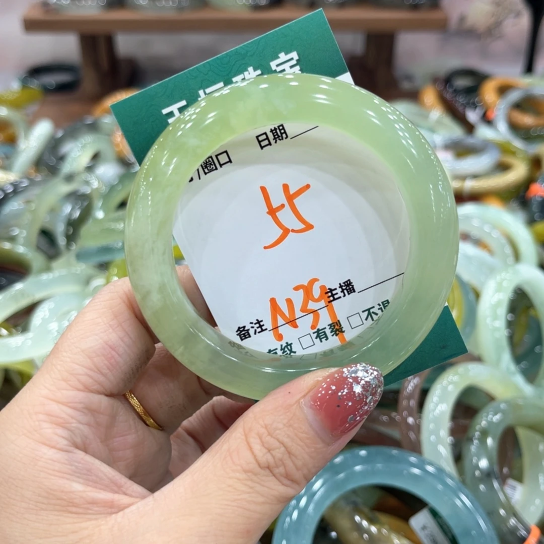 未镶嵌蛇纹石玉手镯手镯