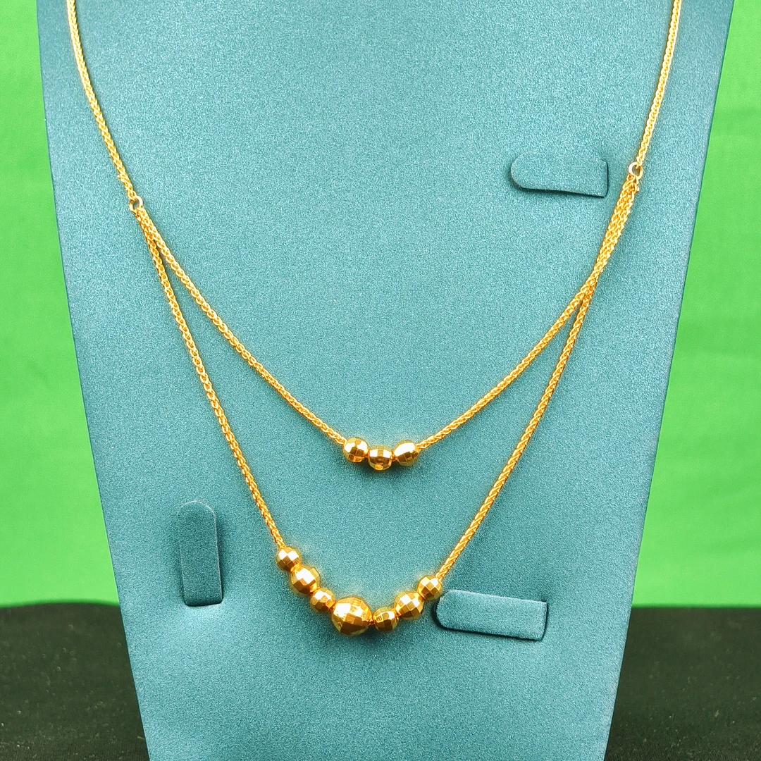 铜项链 金色项链铜简约百搭精致