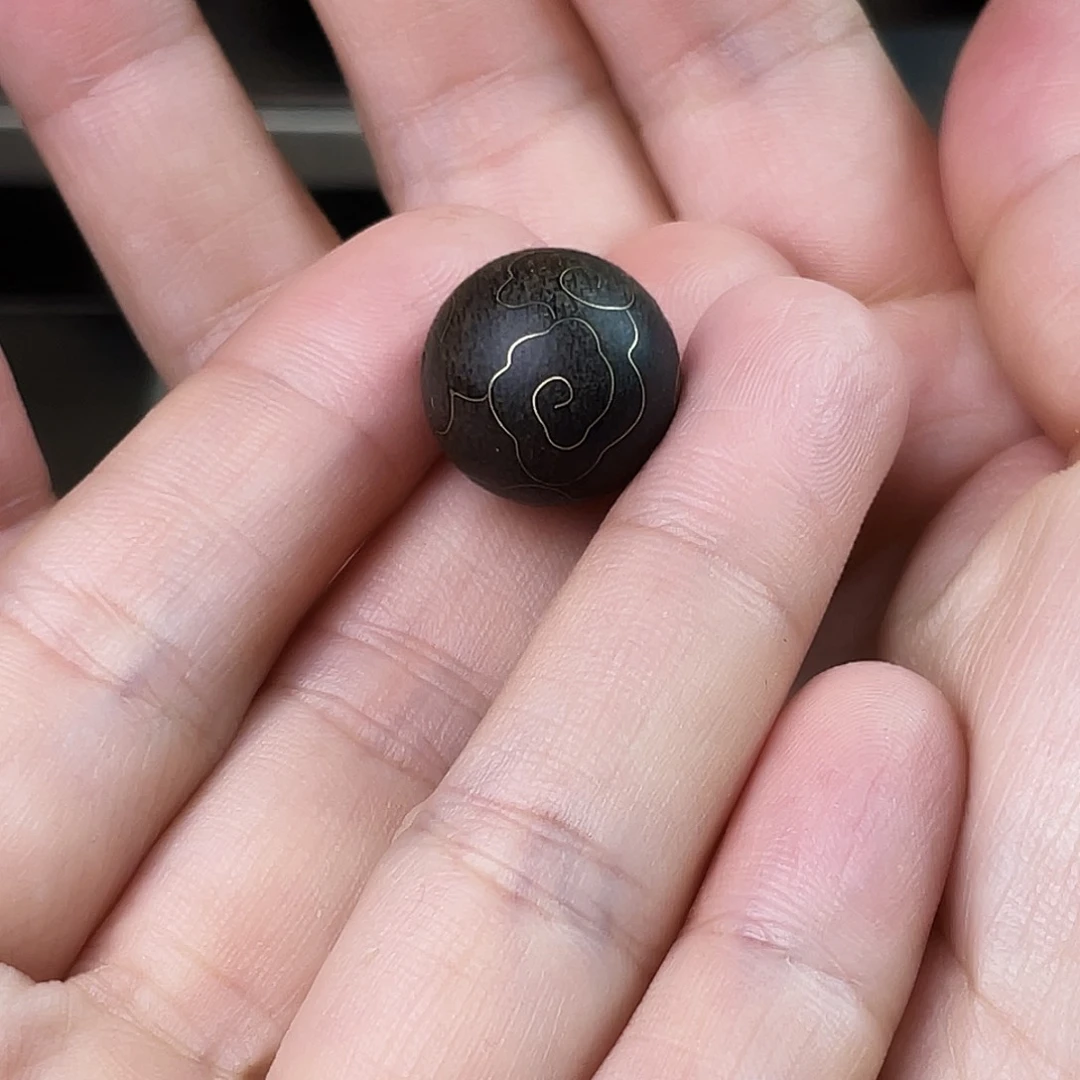 沉香木手串漫*越南芽庄老白棋玉化老料瘤疤1.6