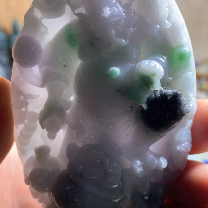 未镶嵌定制翡翠钟馗