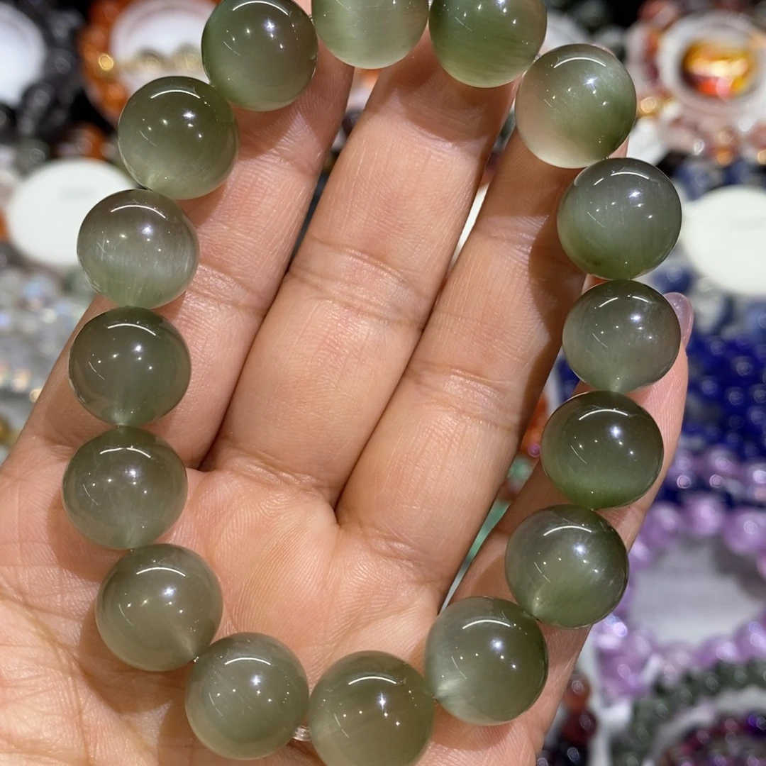 手链水晶未镶嵌稀有绿兔毛13