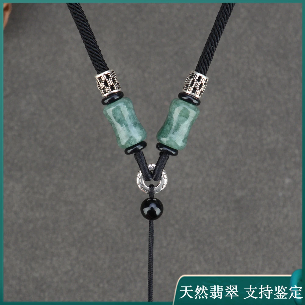 翡翠项链挂绳吊坠绳子挂件绳挂坠绳粗款高档男款配绳