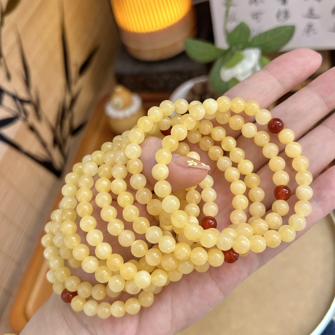 福利 【小红豆】天然玛瑙6mm玉手串 售空不补