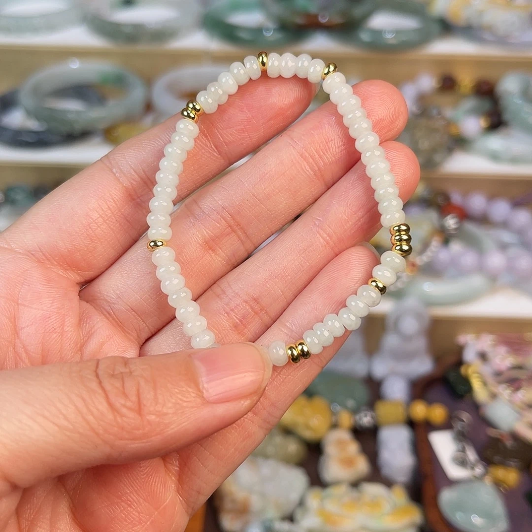 翡翠未镶嵌手链手链