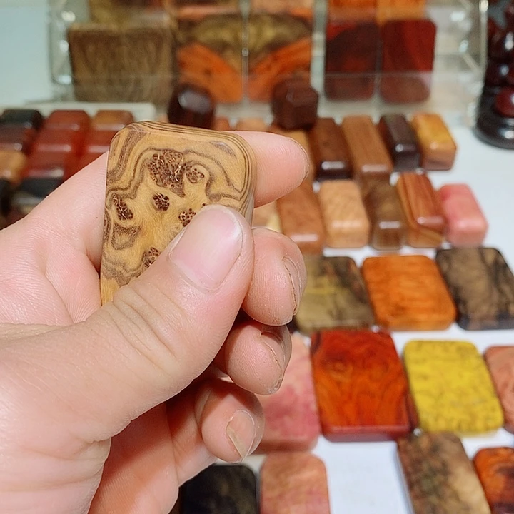 可***⁵香榧木木质把玩件588889