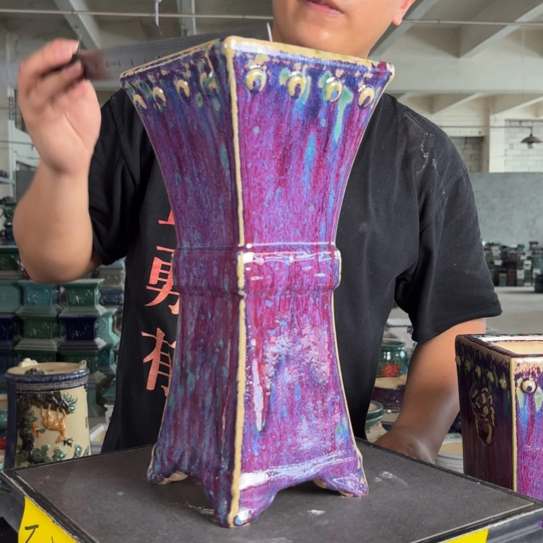 。一风堂石湾花盆 内12*28