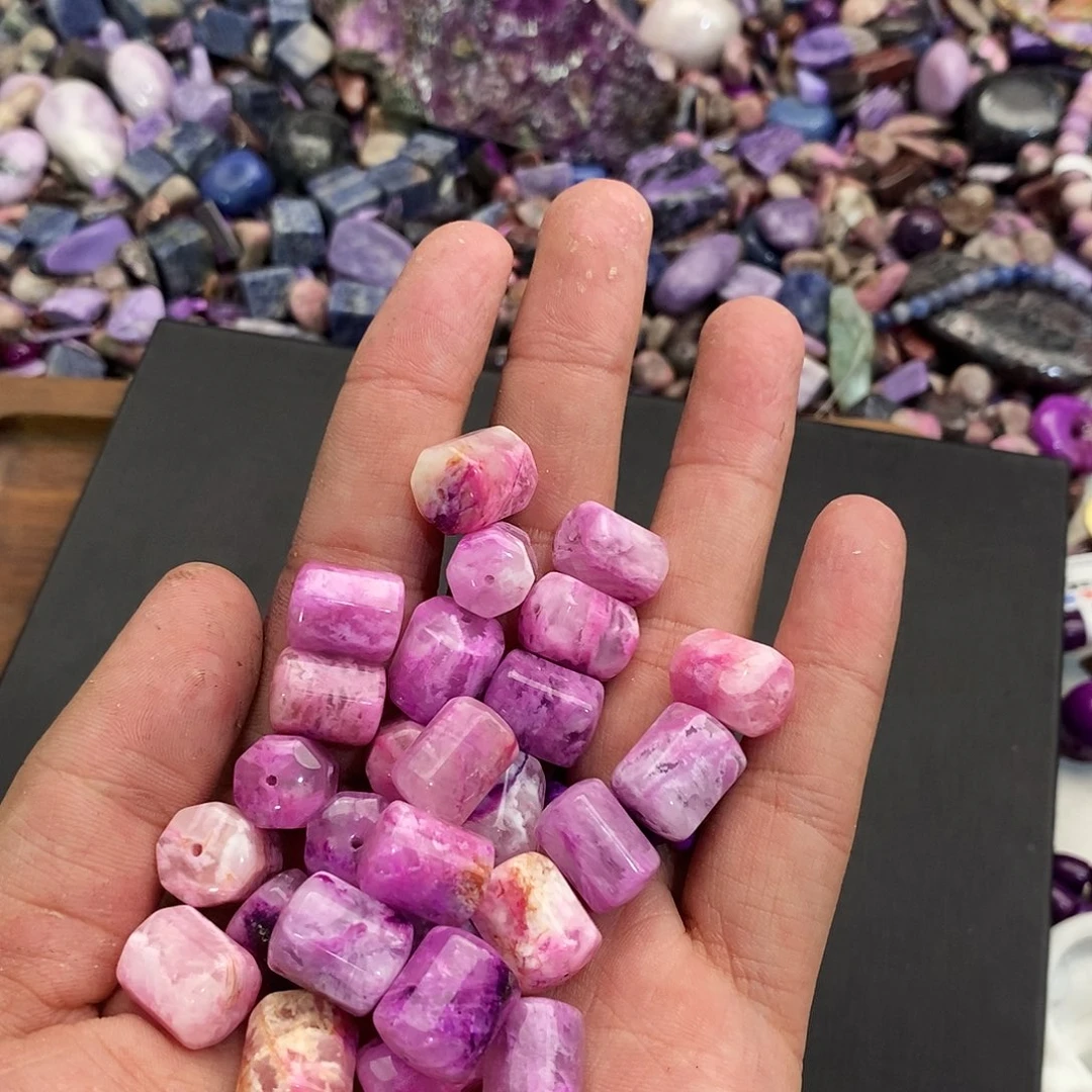 非金属冰樱花羽毛弹珠一个